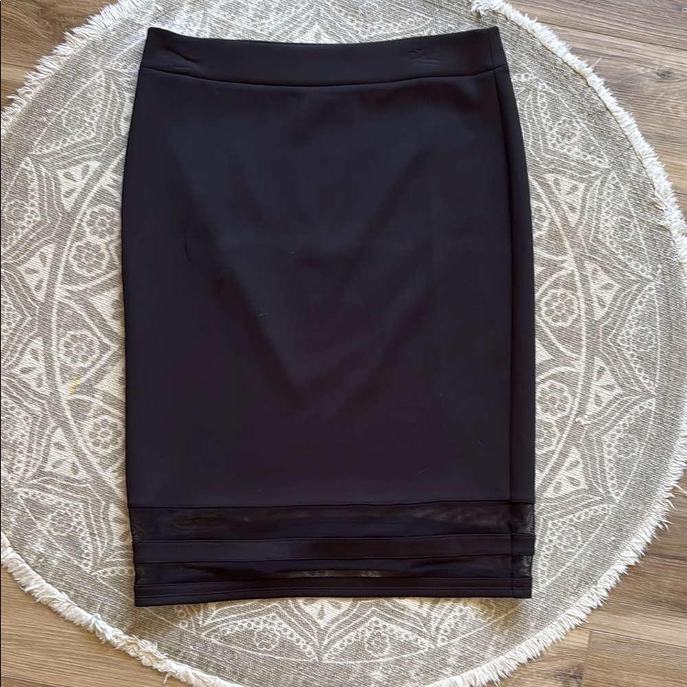 Elegant Black Pencil Skirt